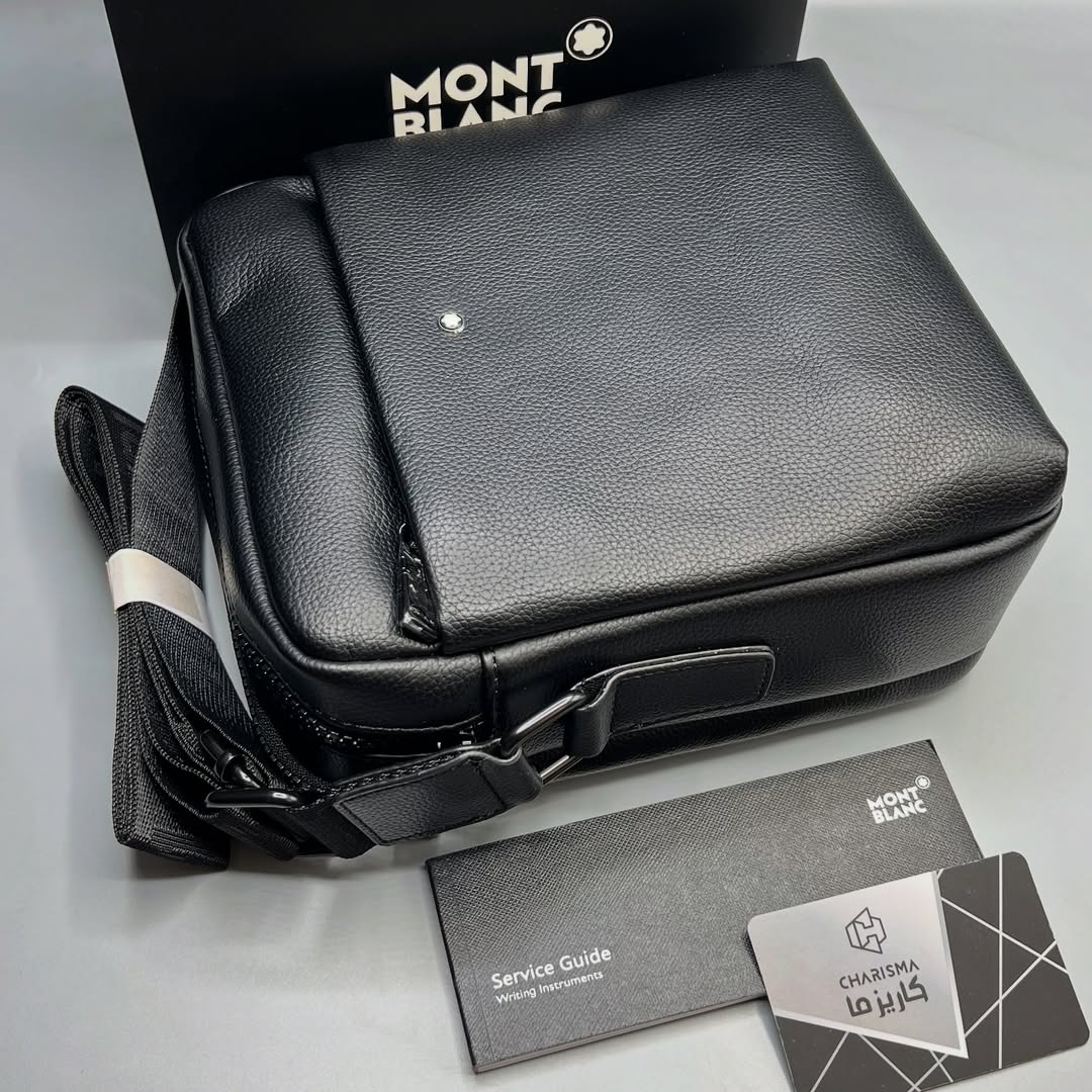 کیف رودوشی چرم طبیعی مون بلان / کیف رودوشی MONTBLANC