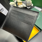 کیف پول مشکی قهوه ای گویارد مشابه اصلی فول پک Goyard wallet Brown black