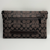 کیف فولدر بگ کوچ قهوه ای + بند دستی و رودوشی بلند
