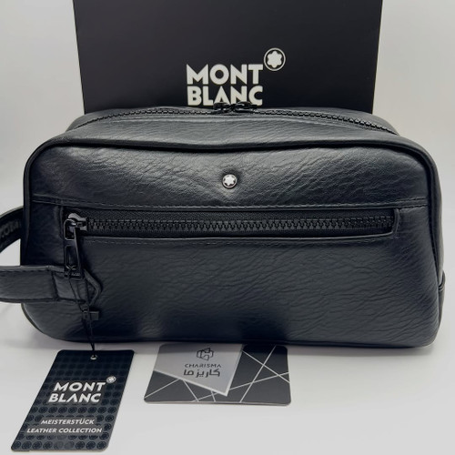 Montblanc Washbag | Montblanc shoesbag | کیف چرم مصنوعی مونتبلانک اقایان