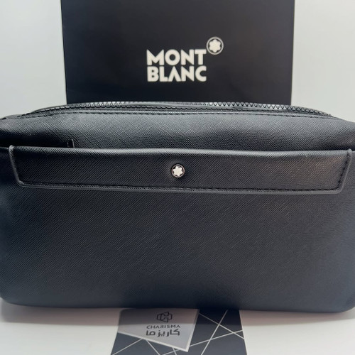 واش بگ دوزیپ مونت بلان | Montblanc leather men bag 2zipp