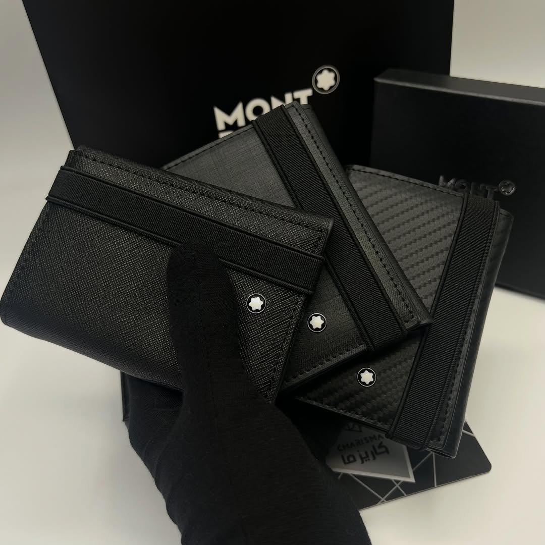 جاکارتی و کیف پول دورکش Montblanc مونتبلانک